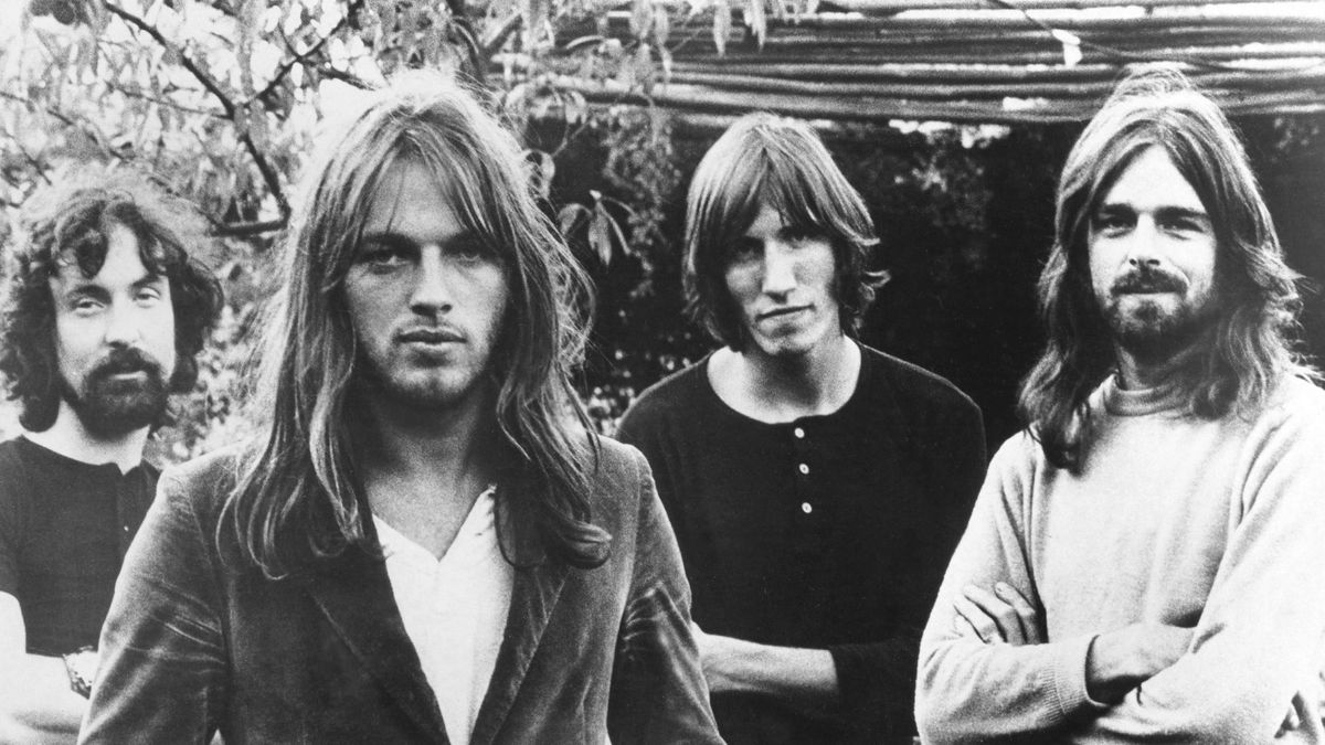 Nick Mason, David Gilmour, Roger Waters y Rick Wright, el año en que crearon 'The dark side of the moon'.