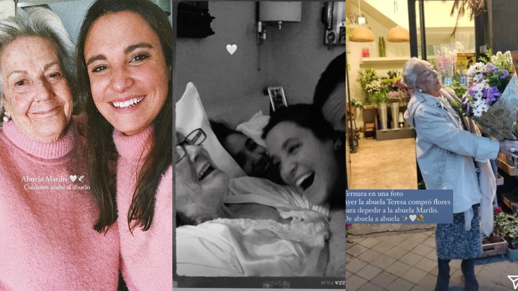 Así se han despedido las hermanas Pombo de su abuela Marilis