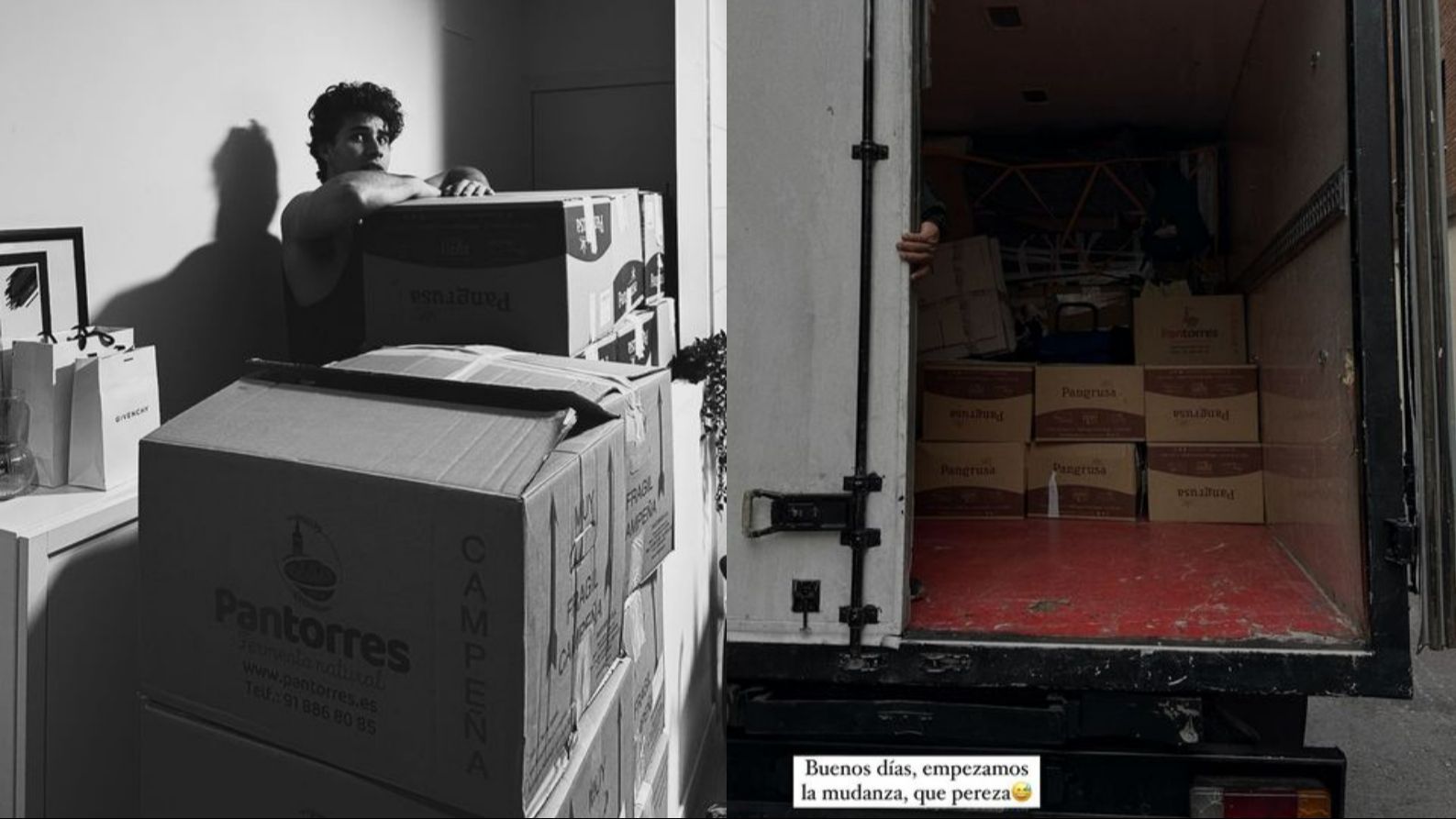 La mudanza de Melyssa Pinto y su novio