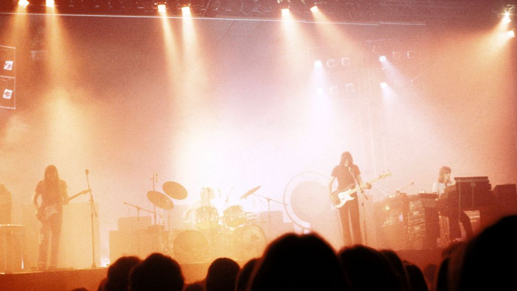 Pink Floyd tocando 'The dark side of the moon' antes de grabar el disco.