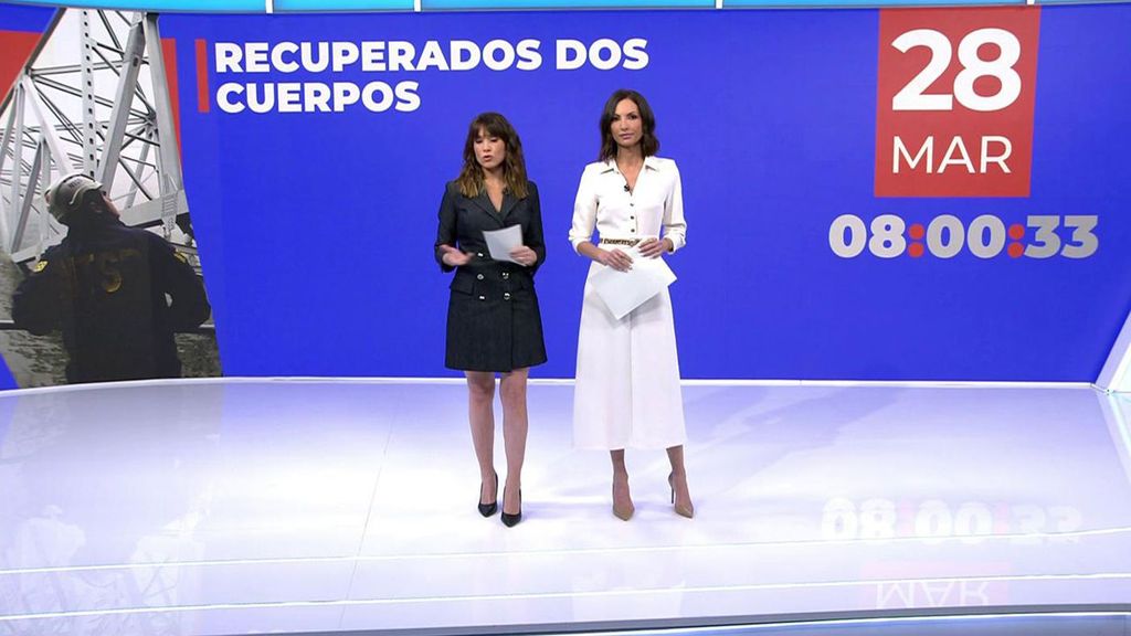 Con Arancha Morales y Laila Jiménez Informativos Telecinco 2024 Matinal 28/03/2024