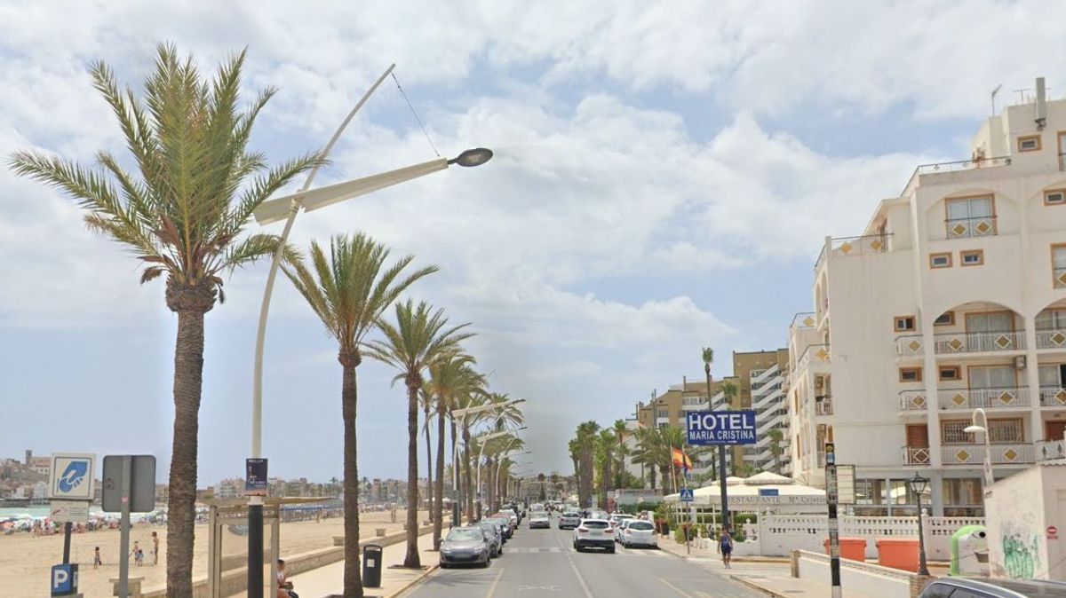 Avenida Papa Luna en Peñíscola, Castellón