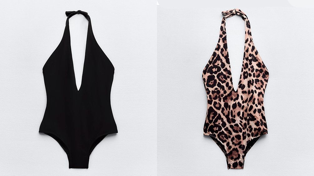 Bañador de escote halter