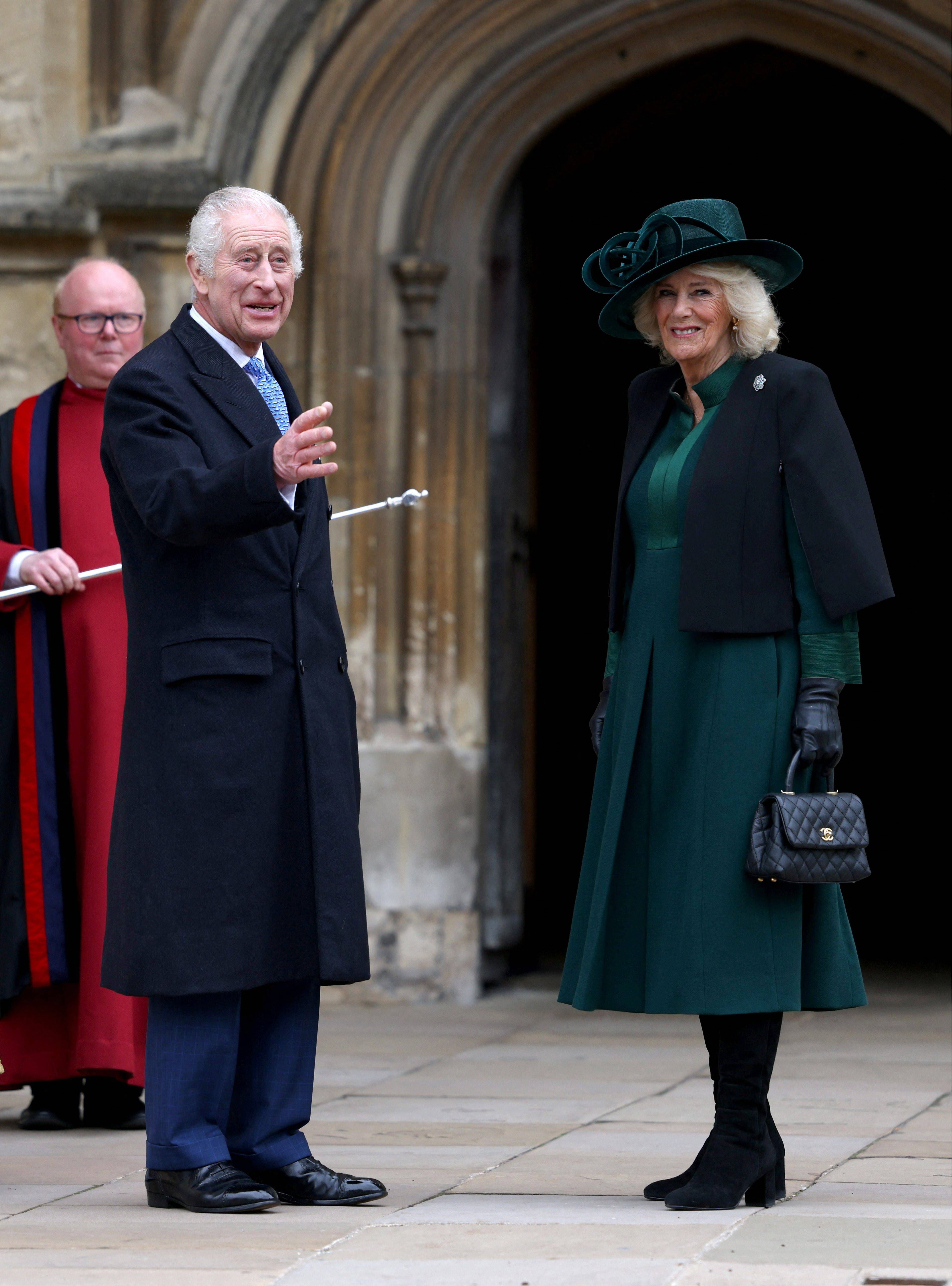 El rey Carlos III de Inglaterra, en su primer acto público tras el anuncio de cáncer