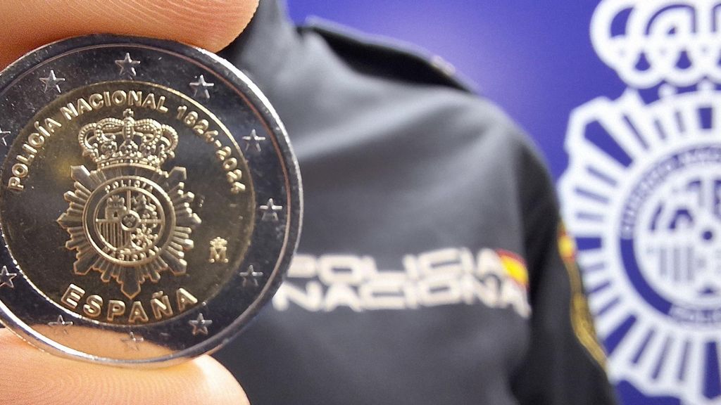 Entra en circulación la moneda de dos euros conmemorativa del 200 aniversario de la Policía Nacional