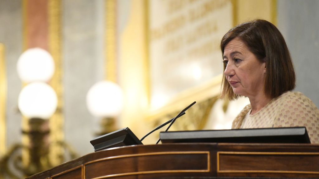 La presidenta del Congreso Francina Armengol durante una sesión plenaria, en el Congreso de los Diputados, a 19 de marzo de 2024