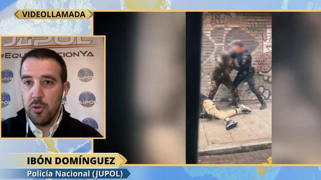 Un policía nacional, sobre la intervención denunciada en Lavapiés: "El vídeo está editado para no verlo en su totalidad"