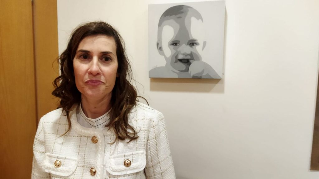 Paula Limeres tuvo a su hija Elba gracias a una clínica de reproducción asistida en Vigo