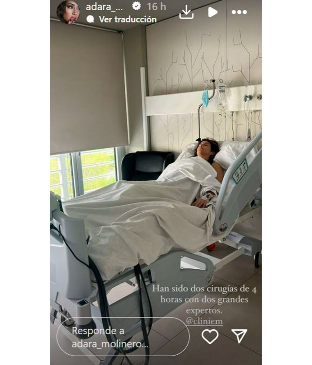 Adara Molinero ha actualizado el estado de salud de su madre tras terminar la operación