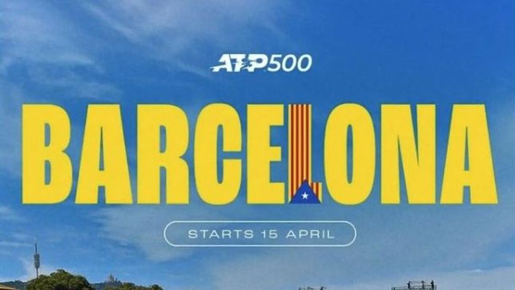 La ATP promociona el Torneo Conde de Godó con la bandera independentista de Cataluña y borrar la imagen poco después