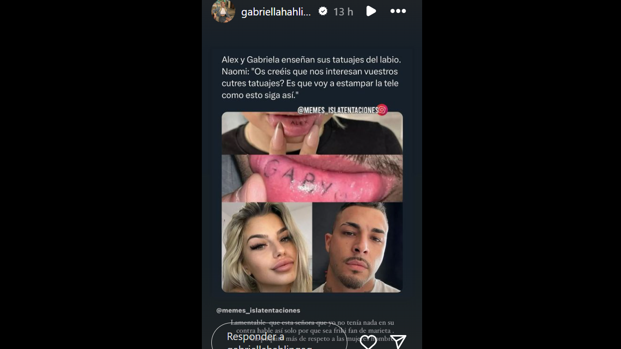 La guerra entre Gabriela y Naomi Asensi