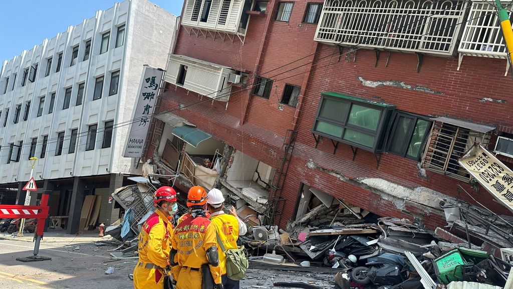 Un terremoto de magnitud 7,2 sacude a Taiwán: es el peor en 25 años y ya deja 4 muertos