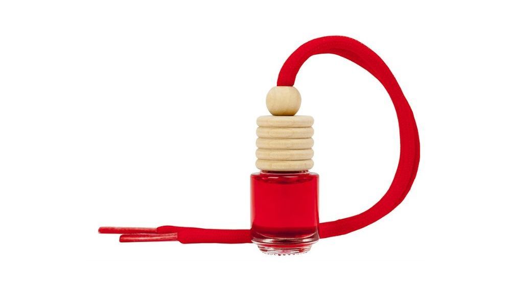 Ambientador para vehículo con colgador y aroma a piruleta