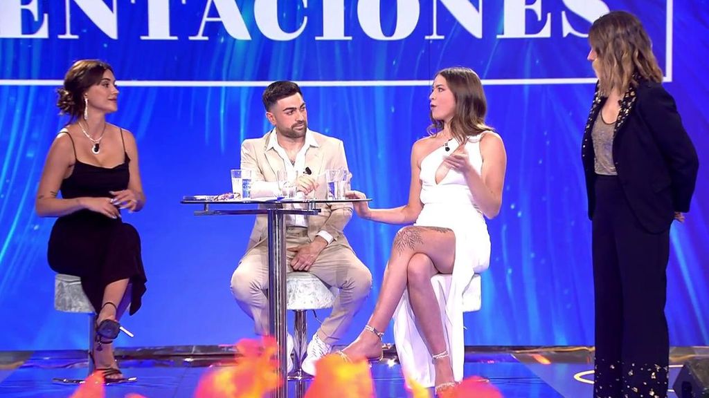 Andrea y Álvaro se encuentran con Mónica en 'El debate de las tentaciones'