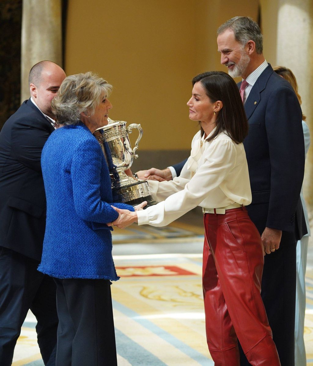 La reina ha mostrado su admiración por Paloma del Río