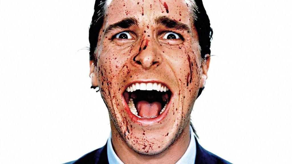 Patrick Bateman, el psicópata americano inspirado interpretado por Christian Bale.