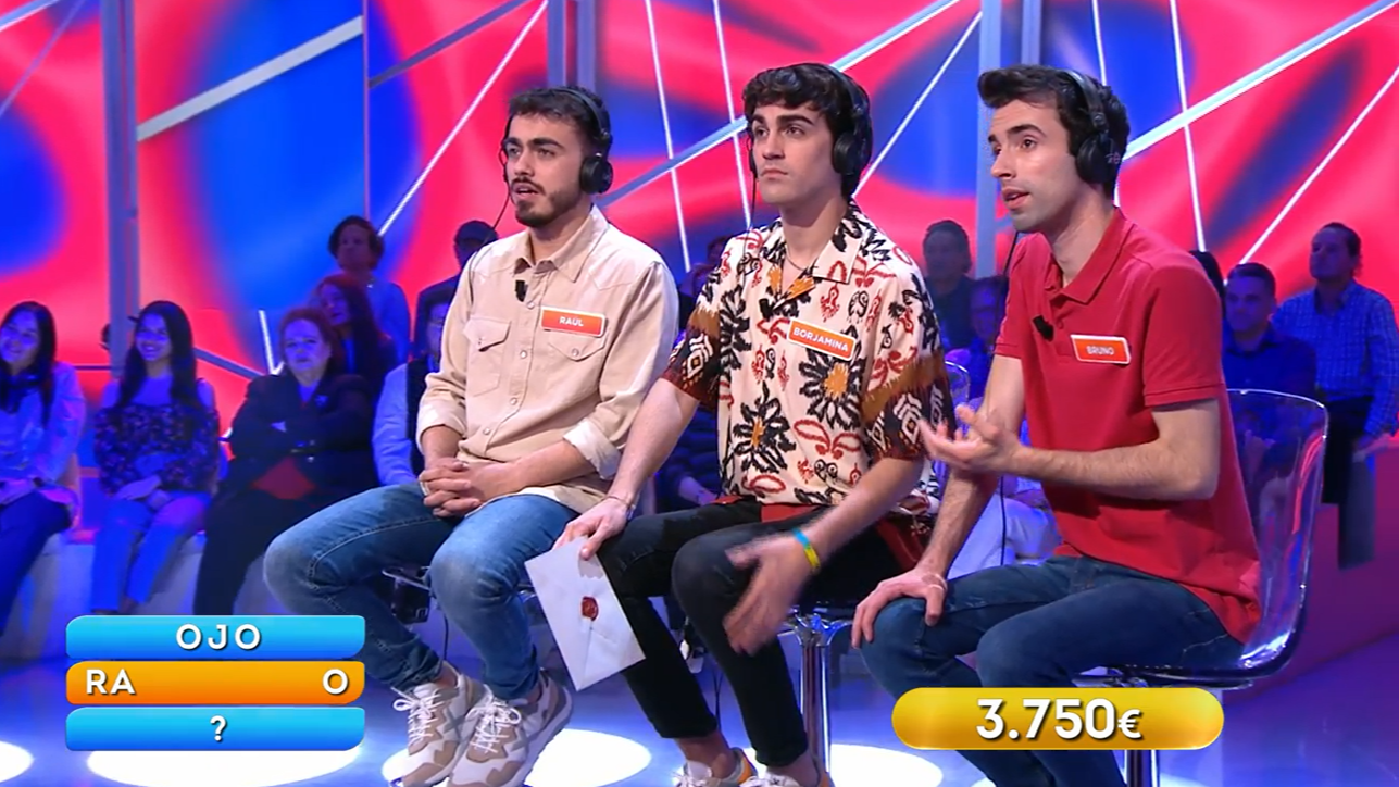 Aunque ‘Los Mozos de Arousa’ tienen una noche de fallos, consiguen sumar 3.750 euros y hacerse con un bote de 1.522.513 euros en ‘Reacción en cadena’