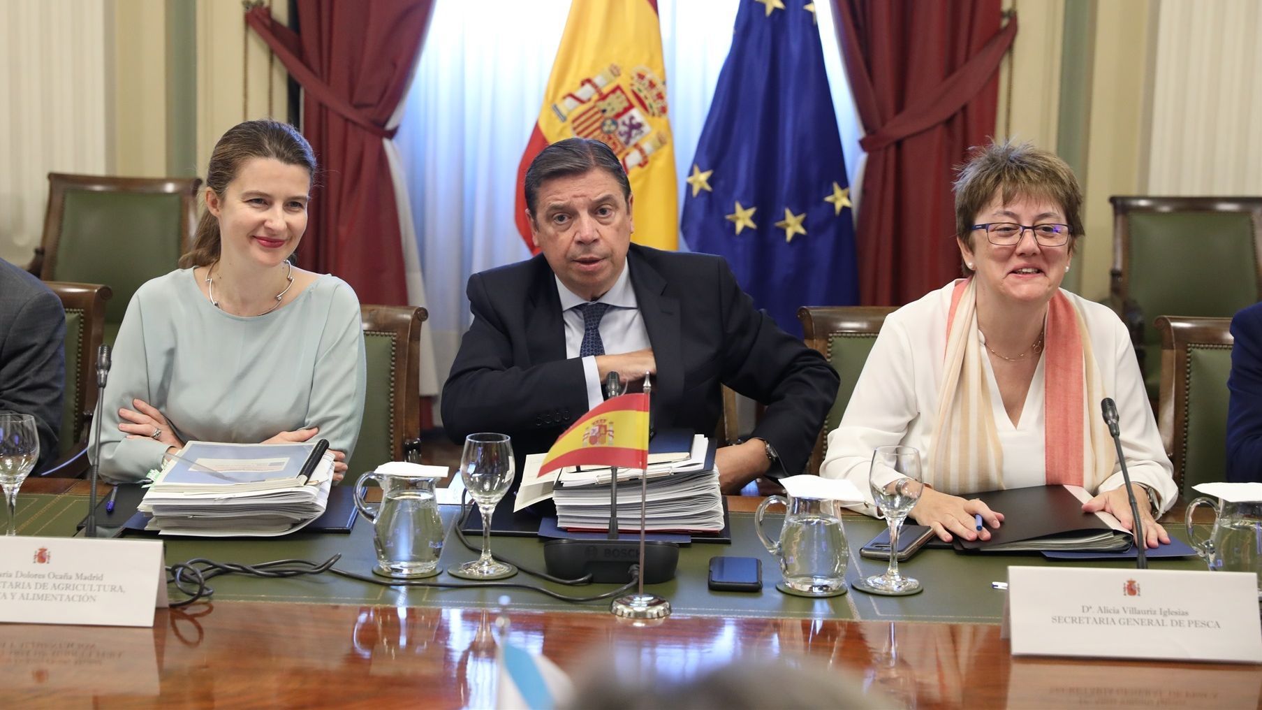 María Dolores Ocaña Madrid, a la izquierda, en una imagen de archivo