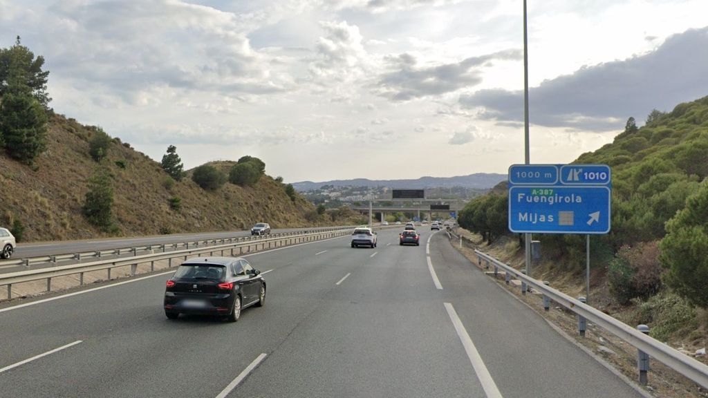 AP-7 a la altura de Fuengirola, en Málaga