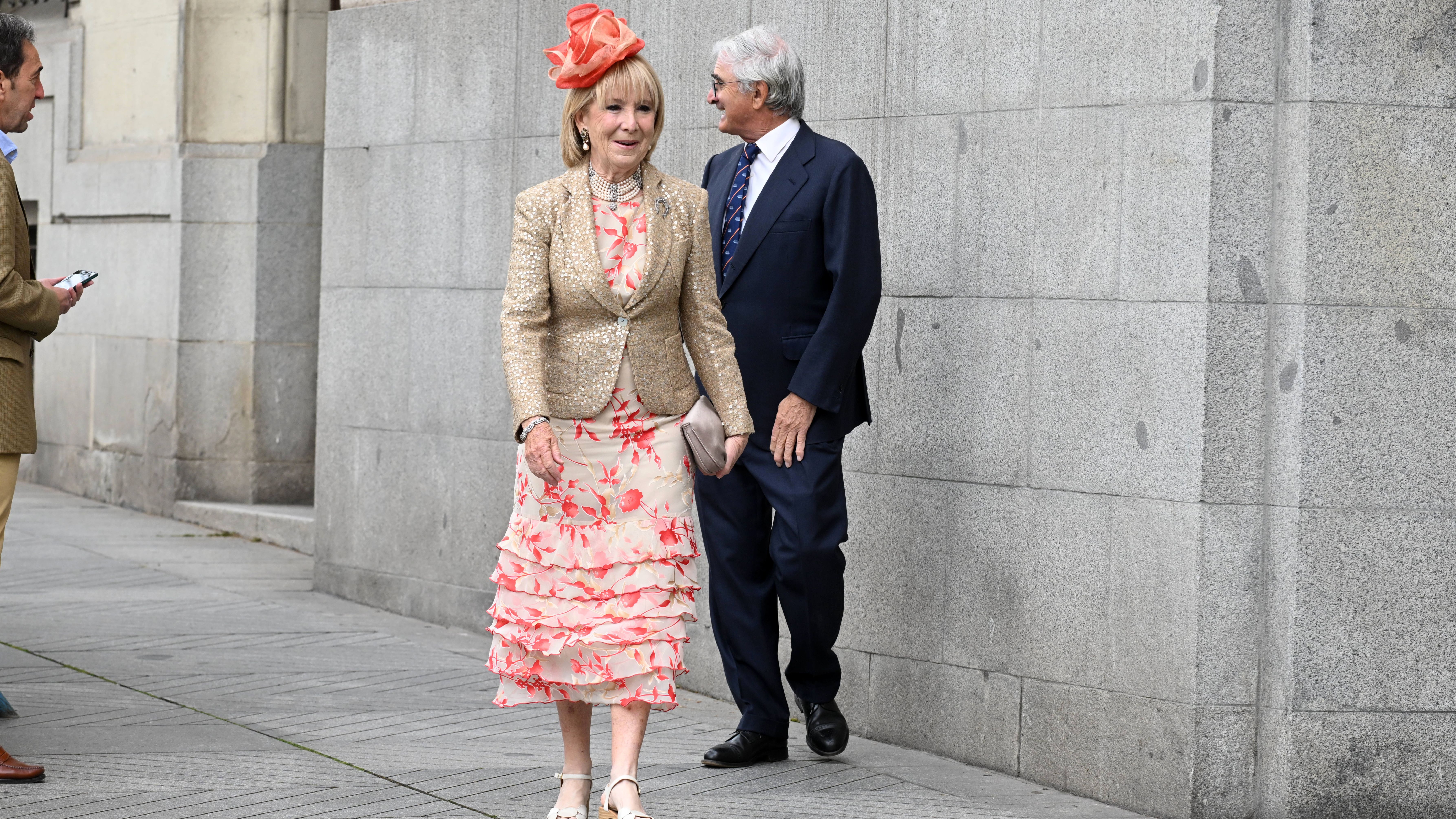 Esperanza Aguirre y su marido