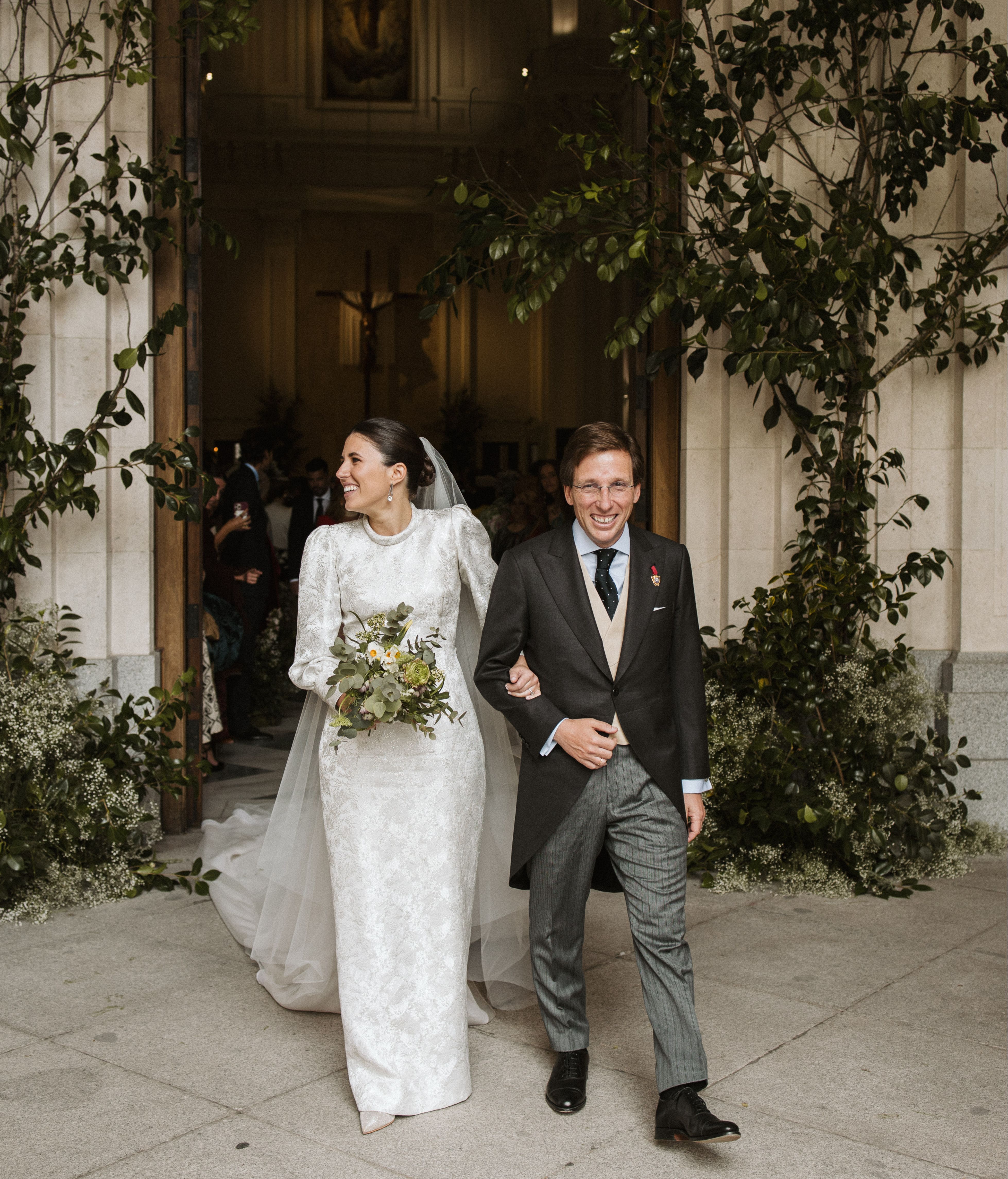 Fotografía inédita del interior de la boda de Almeida y Teresa Urquijo