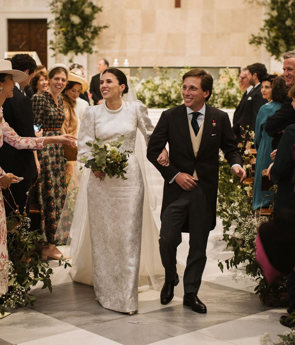 Fotografía inédita del interior de la boda de Almeida y Teresa Urquijo