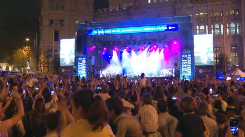 Más de 70.000 personas celebran la II Fiesta de la Resurrección en Madrid