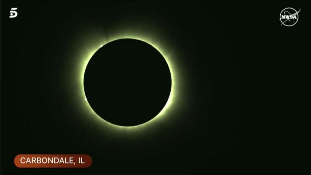 Eclipse total visto desde Illinois