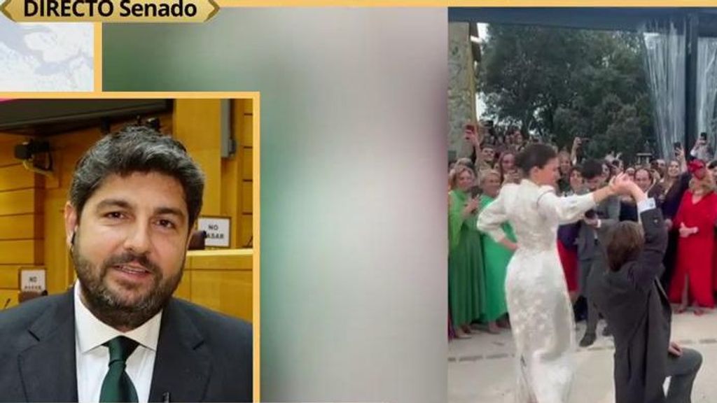 López Miras, del 'fiestón' de la boda de Martínez-Almeida: "Bailamos todos con todos. Las infantas sorprendieron a todos"