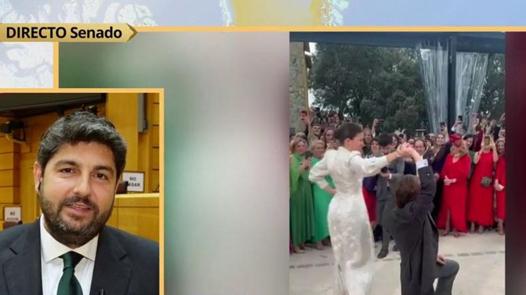 López Miras, del 'fiestón' de la boda de Martínez-Almeida: "Bailamos todos con todos. Las infantas sorprendieron a todos"