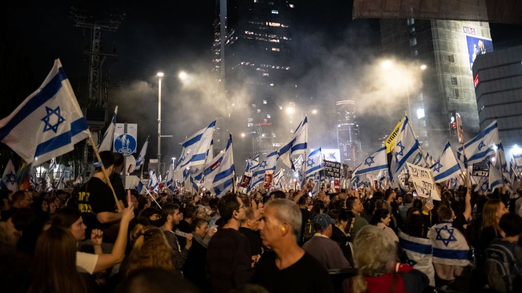 Miles de manifestantes claman, también desde Tel Aviv, por el fin de la guerra en Gaza