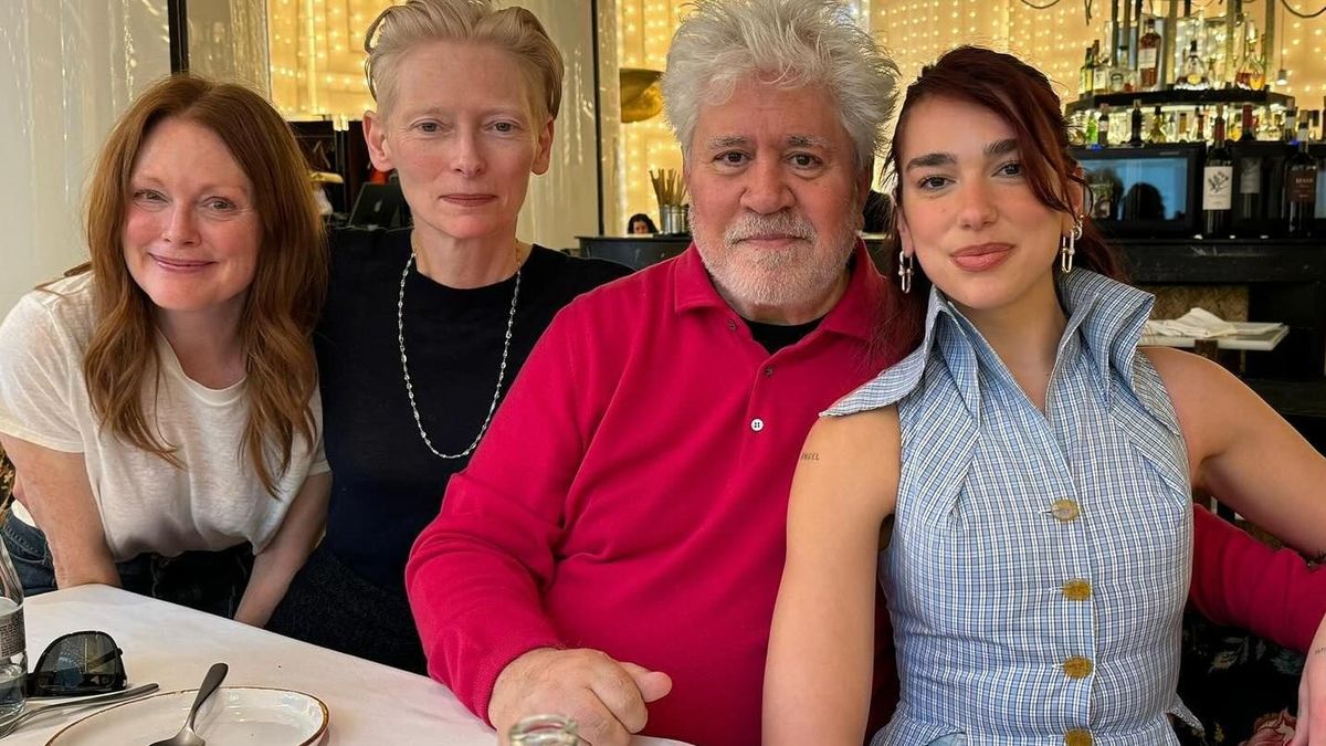 Moore, Swinton, Almodóvar y Lipa.