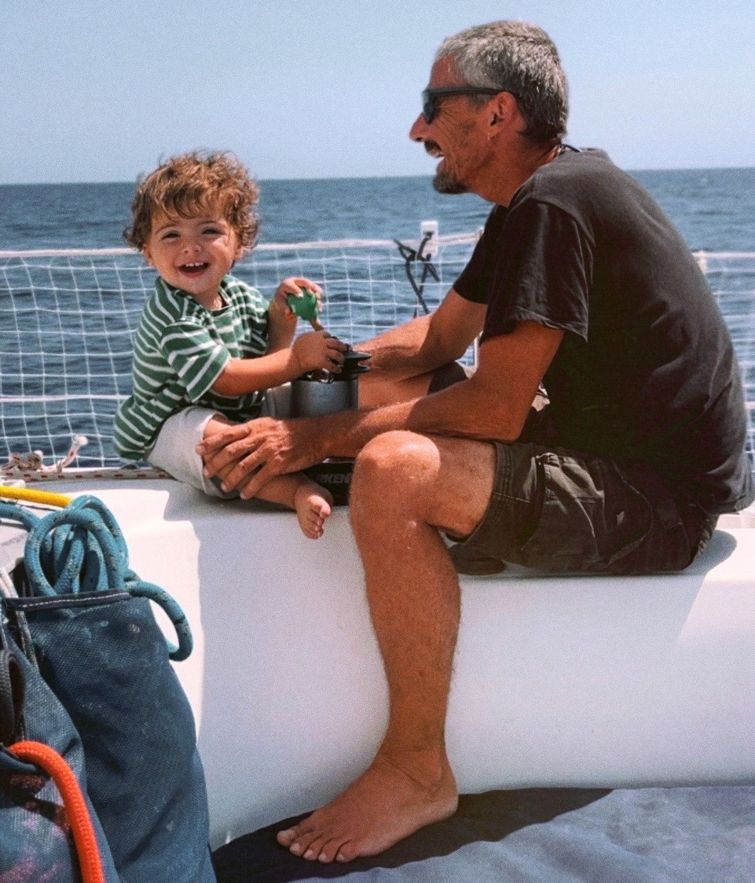 Oriol y Leo, en el Forquilla