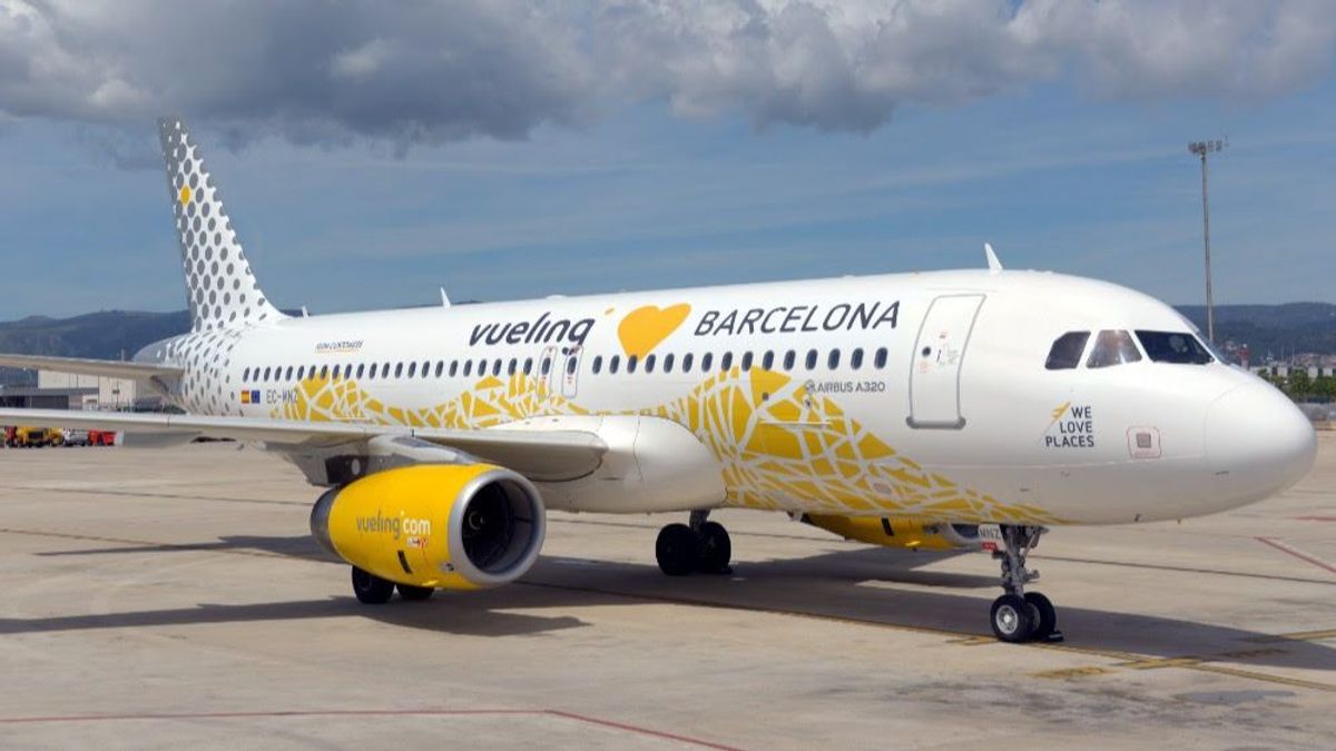 Un avión de la compañía Vueling