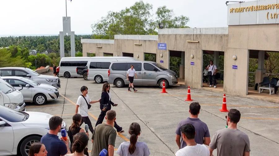 Expectación por el juicio en Ko Samui