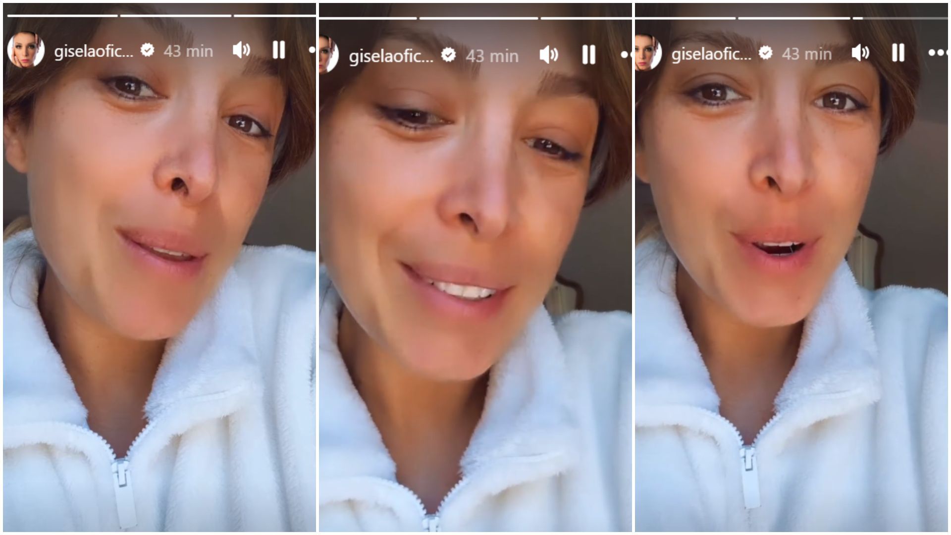 Fotomontaje de Gisela con imágenes procedentes de su Instagram.