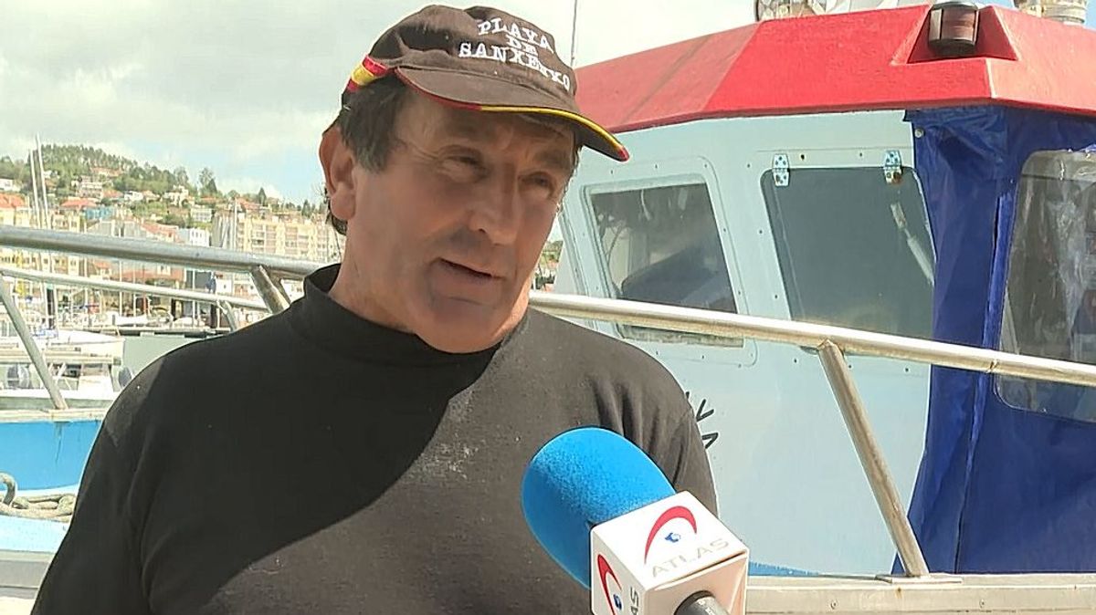 Sauro Martínez, marinero del “Playa de Sanxenxo” y patrón mayor de la Cofradía de Pescadores de Sanxenxo