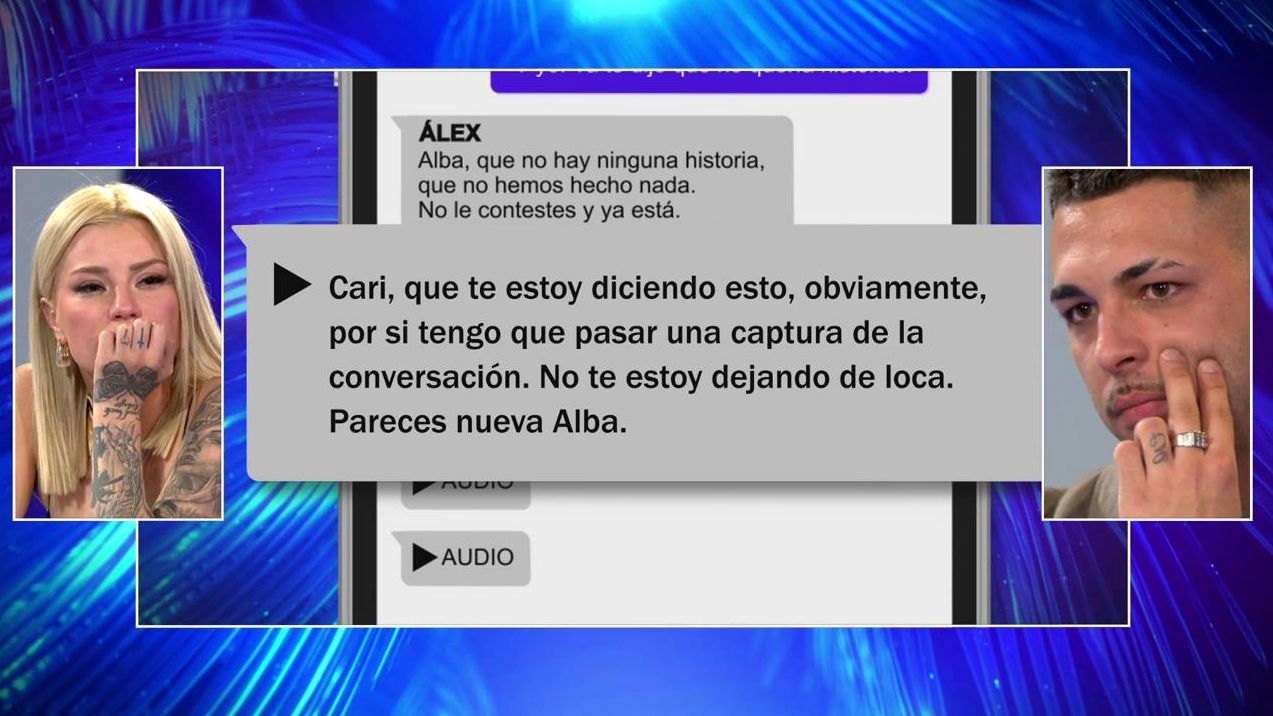 Álex, acorralado por las pruebas contra él