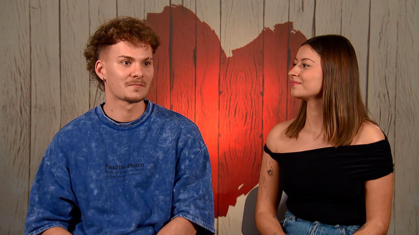 Christian y Andrea durante su cita en 'First Dates'