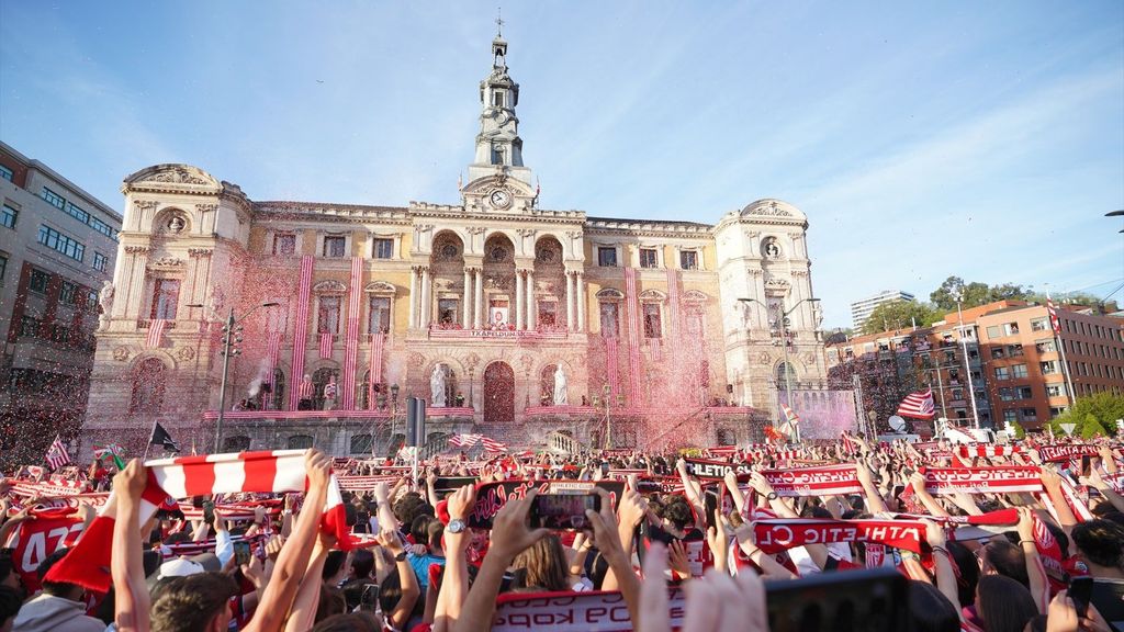La gran fiesta de Bilbao por la victoria del Athletic Club