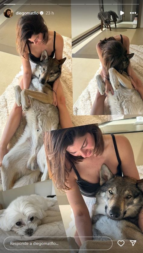 La imagen de Marta Riumbau que ha compartido Diego Matamoros