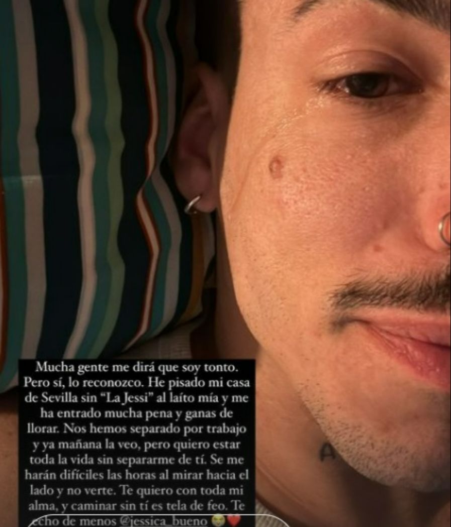 Luitingo se rompe al separarse temporalmente de Jessica Bueno