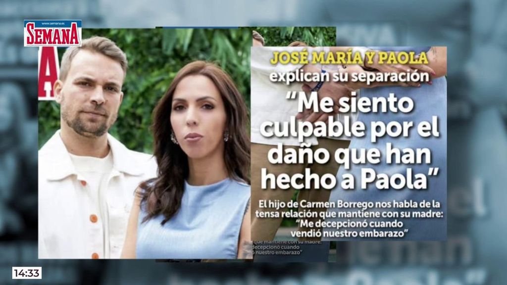 Pepe del Real, sobre el hijo de Carmen Borrego y su mujer: "Siguen juntos, lo que pasa que tenían una situación delicada a nivel familiar"