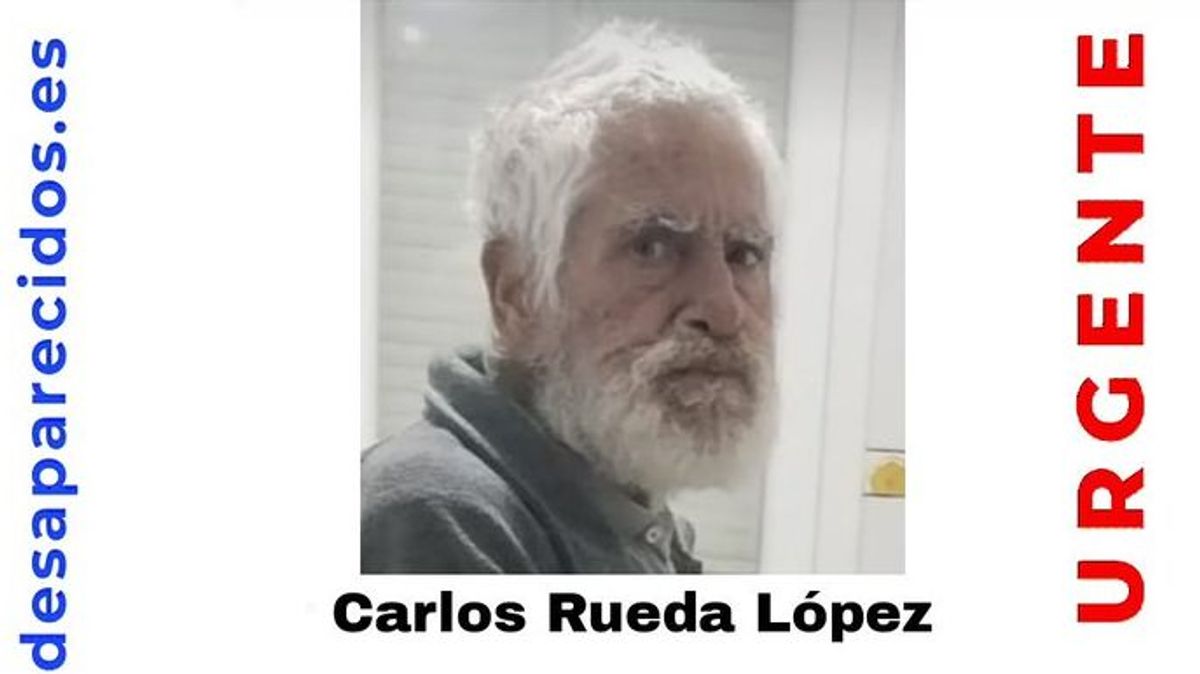 Carlos Rueda López, desaparecido en Málaga