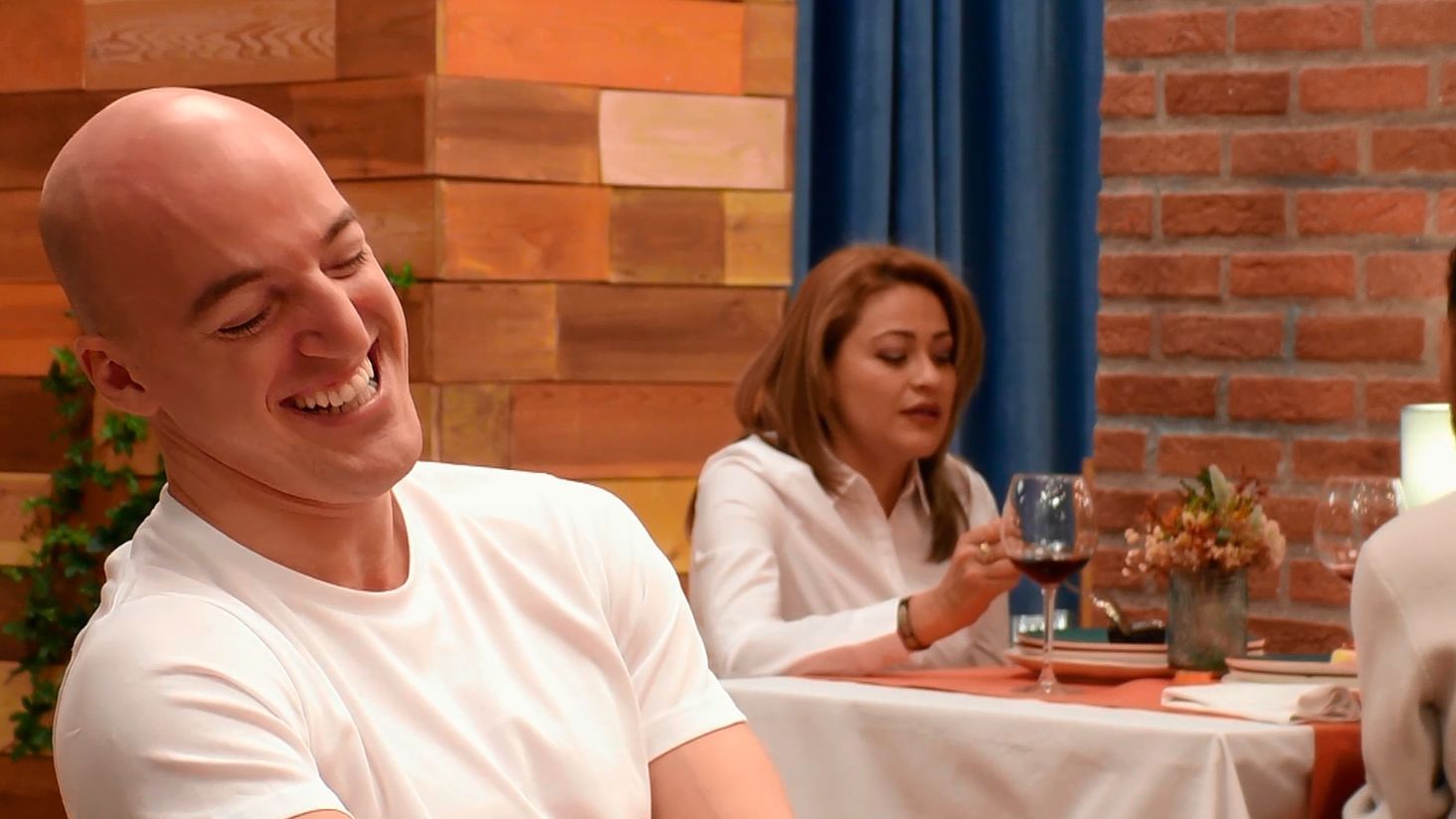Rodrigo durante su cita en 'First Dates'