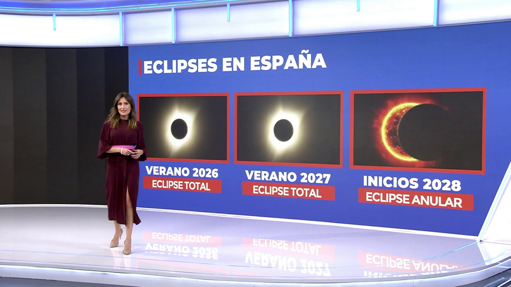 España espera un trío de eclipses, algo inédito en más de 100 años