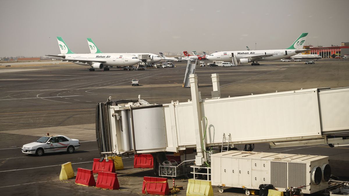 El aeropuerto internacional de Mehrabad, en la capital de Irán, Teherán