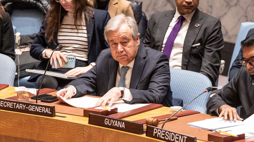 Guterres pide a Israel e Irán "dar un paso atrás" porque "el mundo no se puede permitir más guerra"