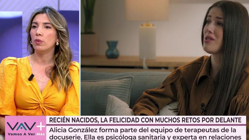 Alicia González, psicóloga de 'Recién nacidos', nos habla de la paternidad de Julia Menú y Fran Callejón: "Han sido un equipo, son una maravilla"