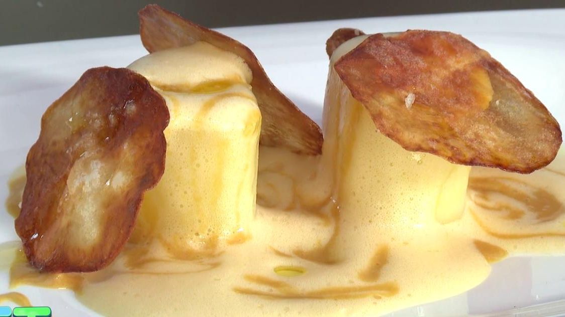 Tortilla de patata deconstruida